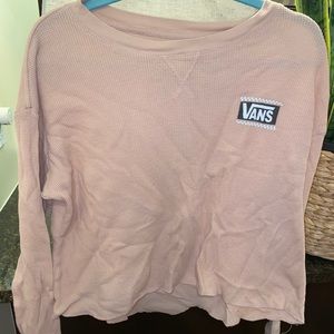 Vans waffle crop long sleeve